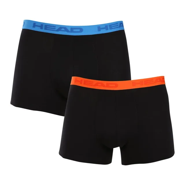HEAD 2PACK pánské boxerky černé (701229007 001) L