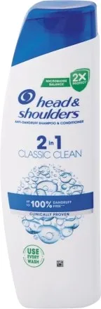 Head & Shoulders head&shoulders Šampon proti lupům Classic 2in1, 300ml
