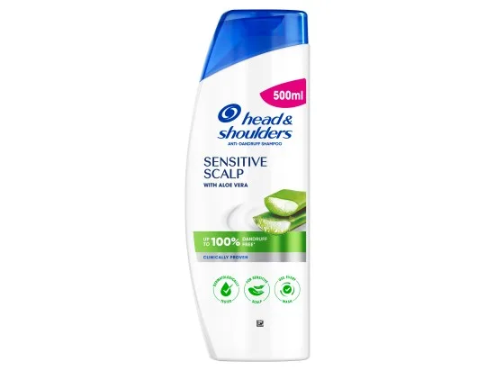 Head & Shoulders Sensitive Scalp šampon proti lupům s aloe vera 500 ml