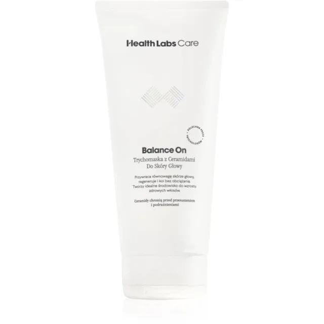Health Labs Care Balance On Trichomaska with ceramides for the scalp vyživující a hydratační maska na vlasy s ceramidy 200 ml