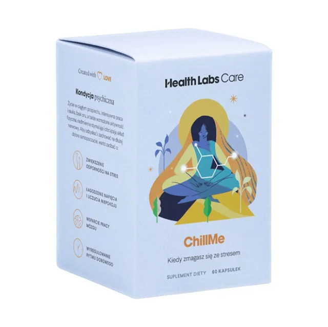 HEALTH LABS CARE ChillMe Pro zmírnění stresu a napětí 60 kapslí