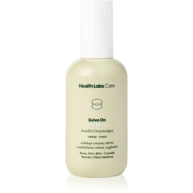 Health Labs Care Solve On čisticí gel na obličej a tělo 200 ml