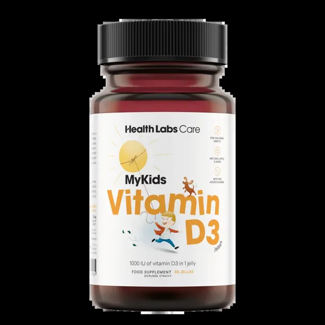 Health Labs Care Želé bonbony Vitamin D3 My Kids, doplněk dtravy 50 ks