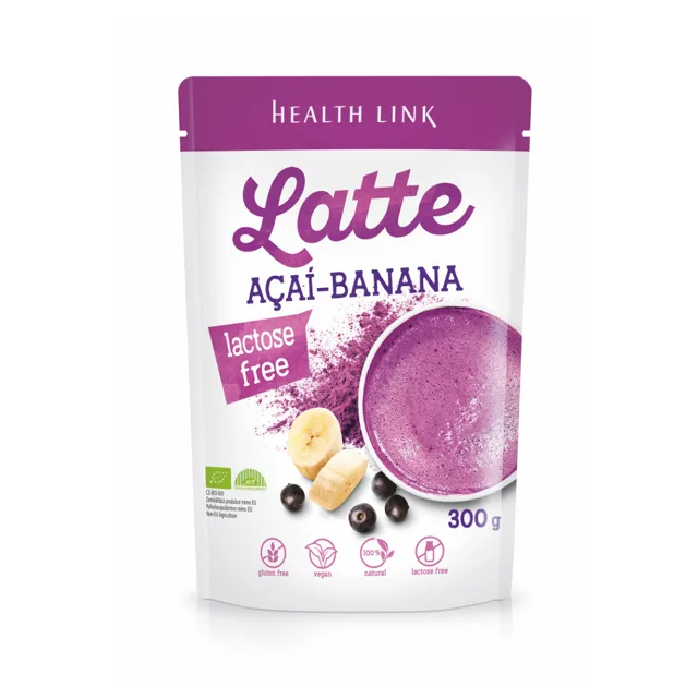 HEALTH LINK Acai-banán latte BIO 300 g