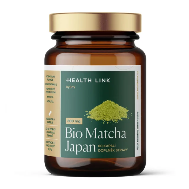 HEALTH LINK Matcha japan 500 mg BIO 60 kapslí