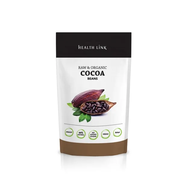 HEALTH LINK Nepražené kakaové boby BIO 250 g