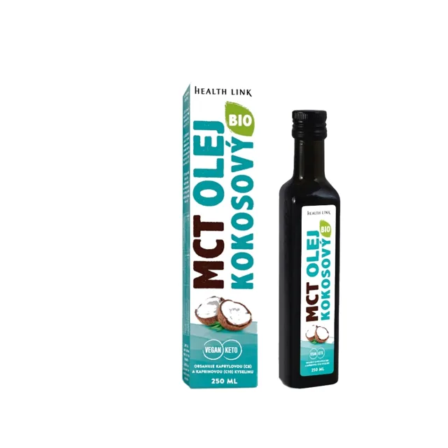 HEALTH LINK Olej MCT kokosový BIO 250 ml