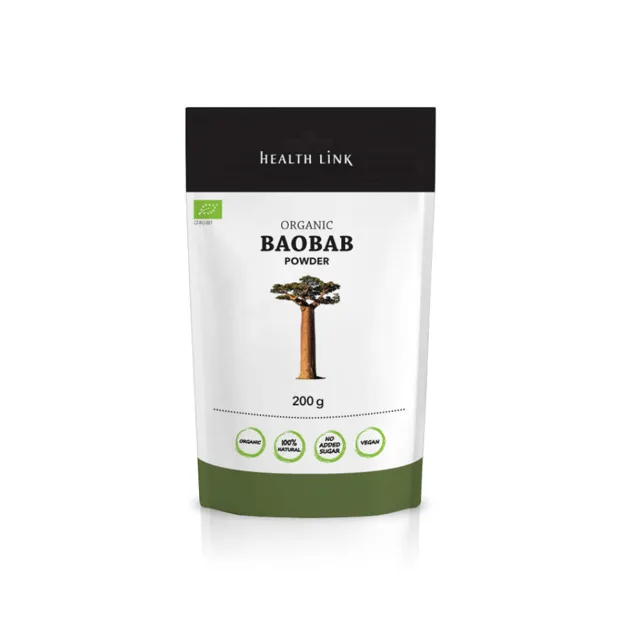 HEALTH LINK Prášek Baobab 200 g BIO
