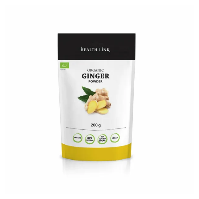 HEALTH LINK Prášek zázvorový  200 g BIO