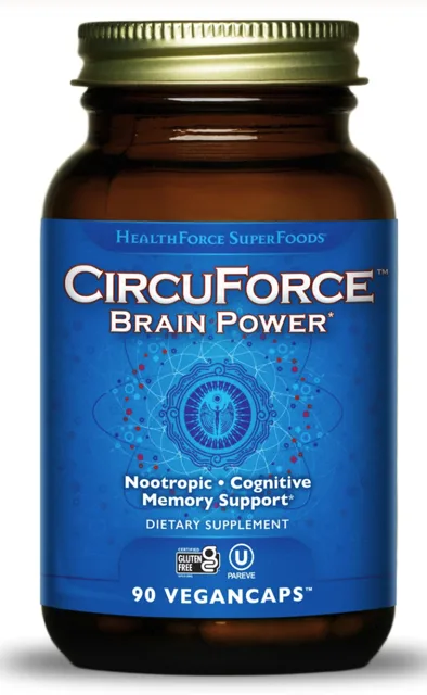 HealthForce CircuForce Brain Power, podpora mozku, 90 rostlinných kapslí