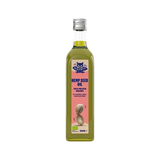 HealthyCo ECO Konopný olej za studena lisovaný, 250ml