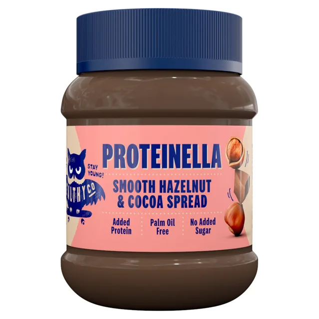 HEALTHYCO Proteinella 750 g – oříškovo-čokoládová pomazánka s proteinem