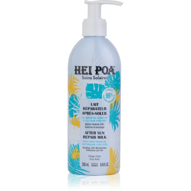 Hei Poa After Sun Monoi & Aloe Vera regenerační mléko po opalování na tělo a obličej 250 ml