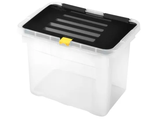 Heidrun Box plastový úložný s víkem 30x23x20 cm 9 l