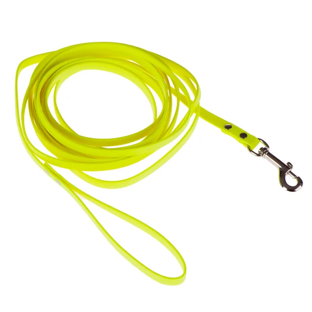 Heim BioThane® vodítko, neonově žluté - délka 5 m, šířka 13 mm