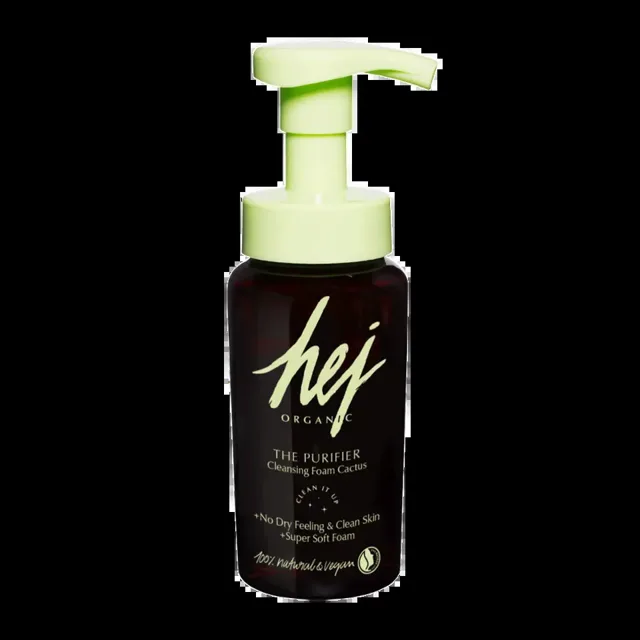 Hej Organic Čisticí pleťová pěna s kaktusem 150 ml