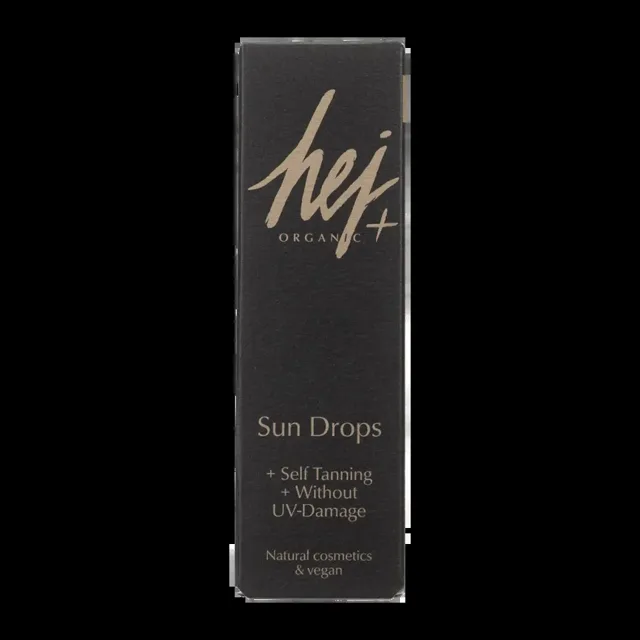 Hej Organic Samoopalovací sérum Sun drops přirozené opálení 15 ml