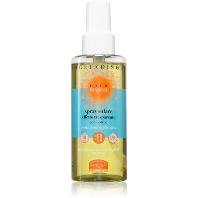 Helan VOGLIA DI SOLE FOUR RESPECT Suntan Spray SPF50+ ochranný sprej na opalování SPF 50+ 150 ml