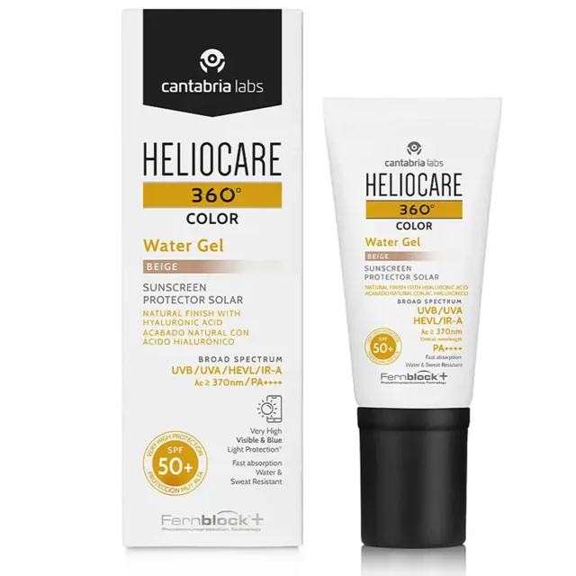 Heliocare Tónovací ochranný gel 360° Color (Water Gel) 50 ml Beige