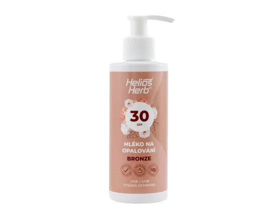 Helios Herb mléko na opalování bronze SPF 30 200 ml
