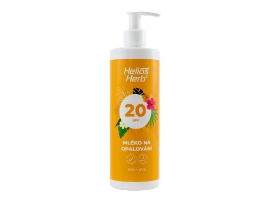 Helios Herb mléko na opalování SPF 20 400 ml