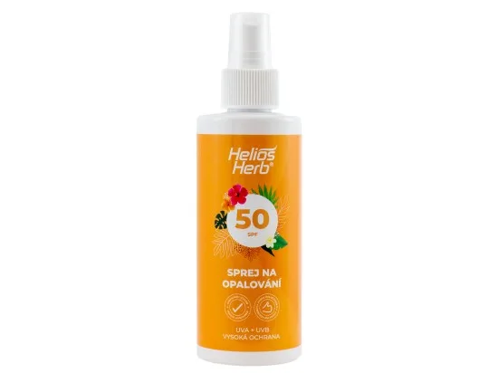 Helios Herb sprej na opalování SPF50 200 ml