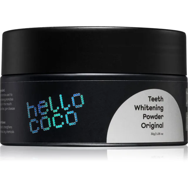 hello coco Original aktivní uhlí na bělení zubů 15 g