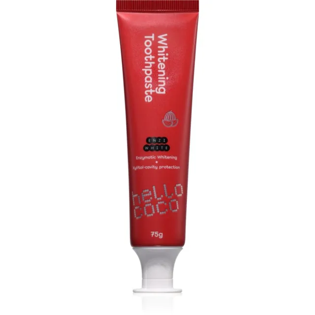 hello coco Whitening Toothpaste Watermeloun bělicí zubní pasta s příchutí 75 g