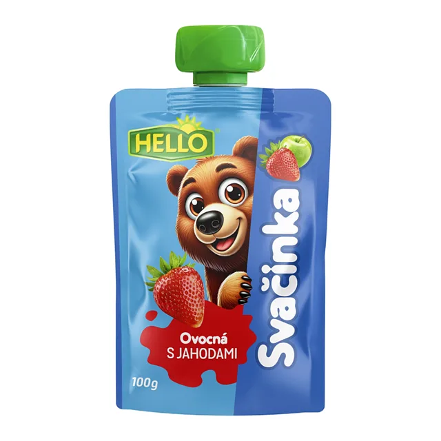 HELLO Kapsička s jahodami 100 g x 12 kusů
