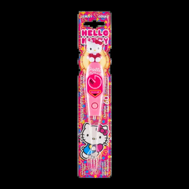 Hello Kitty Dětský zubní kartáček blikající Hello Kitty Soft