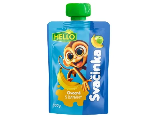 Hello ovocná svačinka s banány 100 g