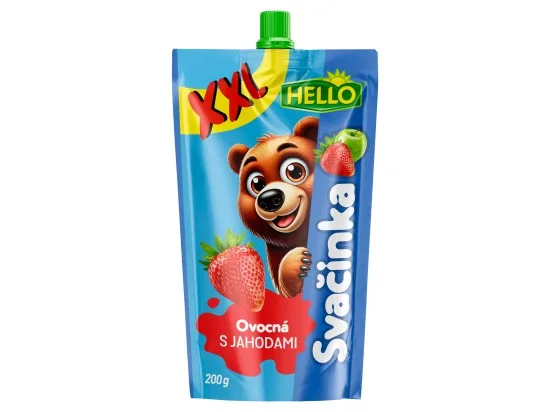 Hello ovocná svačinka s jahodami 200 g