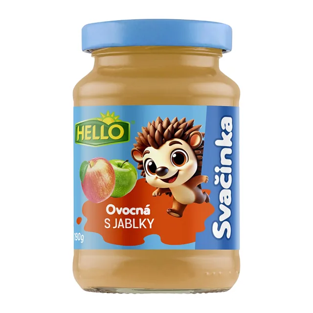 HELLO Přesnídávka s jablky 190 g x 10 kusů