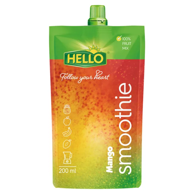 HELLO Smoothie mango kapsička 200 ml x 10 kusů