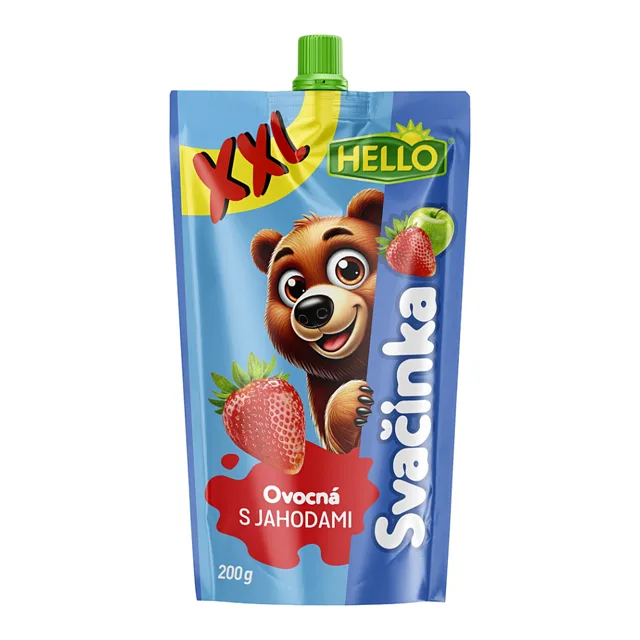 HELLO XXL kapsička s jahodami 200 g x 10 kusů