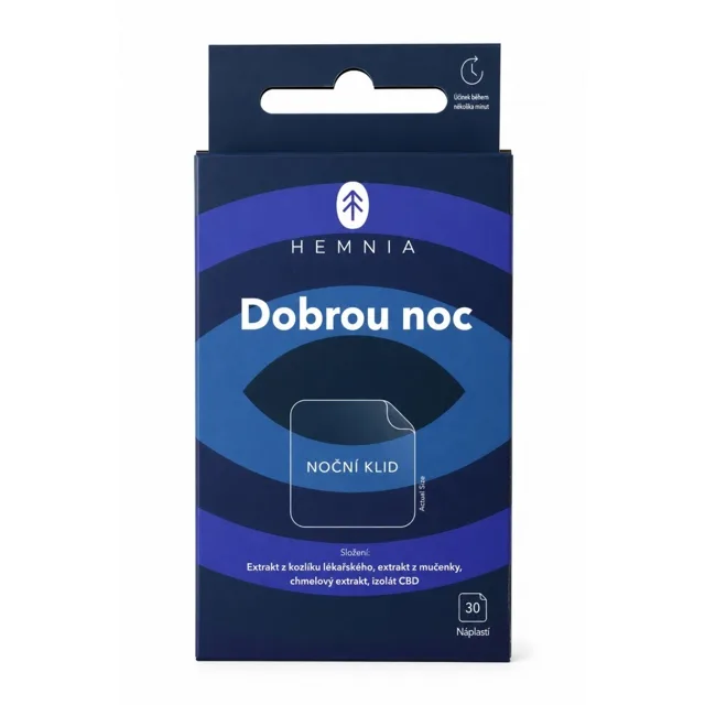 HEMNIA Dobrou noc náplast 30 ks