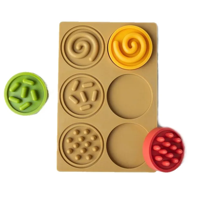 Hencz Toys Puzzle senzorická kolečka, pastelová