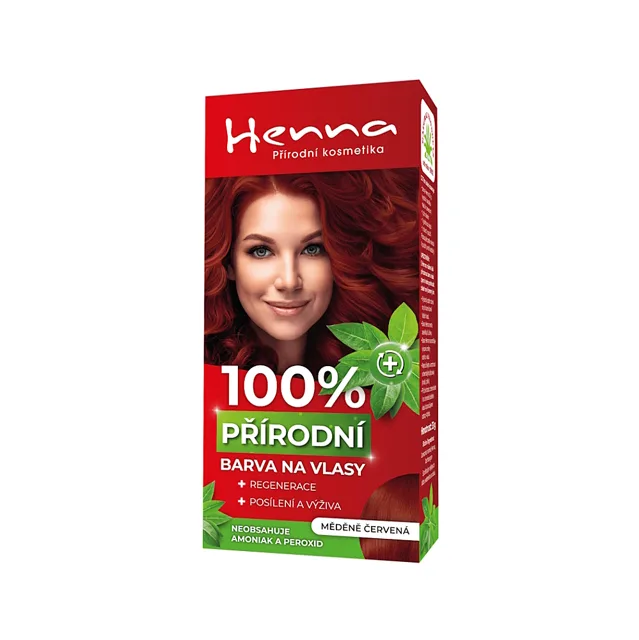 HENNA Barva na vlasy Měděně červená 33 g