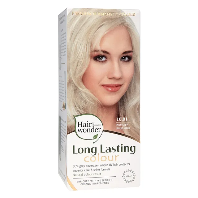 HENNA PLUS Přírodní barva na vlasy 10.01 Stříbrná blond 100 ml