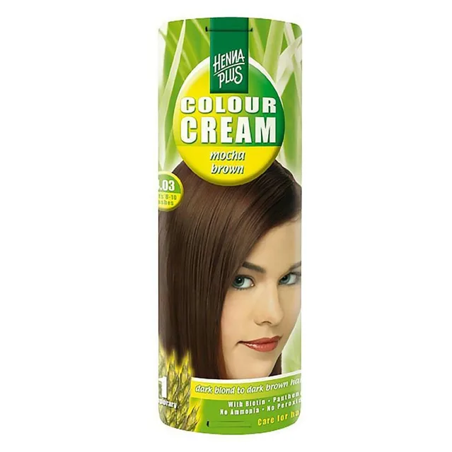 HENNA PLUS Přírodní barva na vlasy 4.03 Mocca hnědá 60 ml
