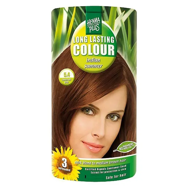 HENNA PLUS Přírodní barva na vlasy 5.4 Indiánské léto 100 ml