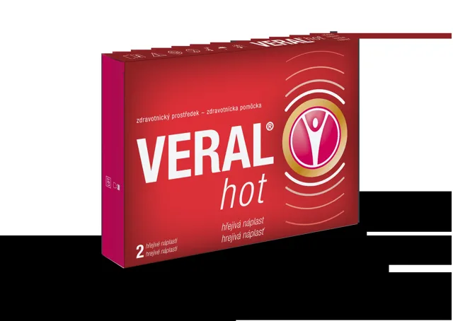 Herbacos VERAL HOT hřejivá náplast 2 ks