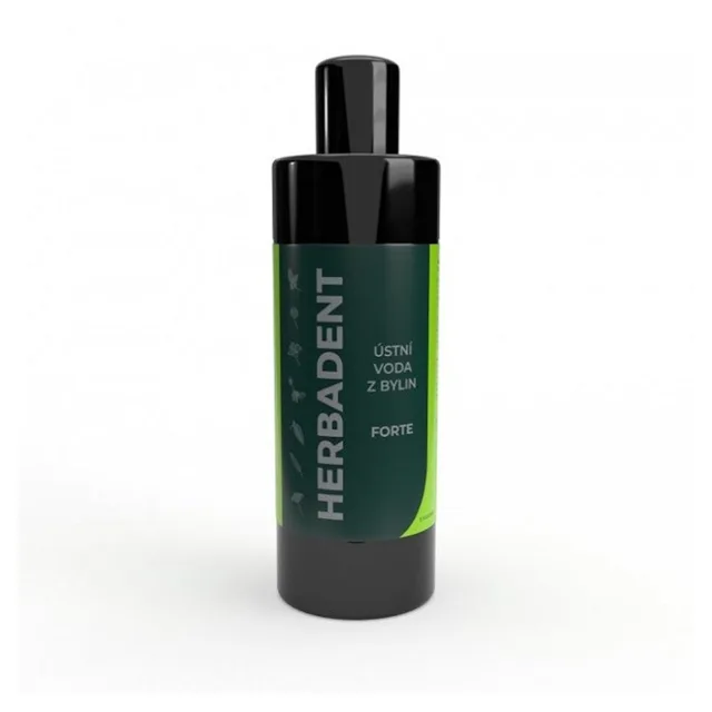 HERBADENT Forte Bylinná ústní voda s fluoridy 400 ml