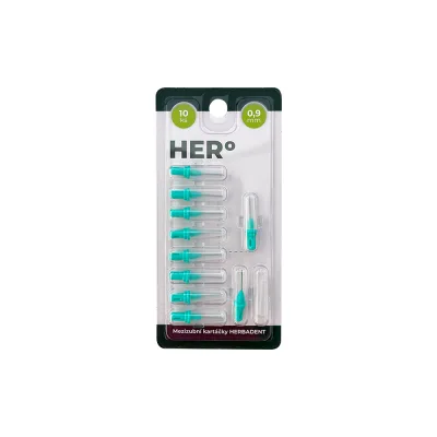 Herbadent HERo 0,9 mm náhradní mezizubní kartáček 10 ks