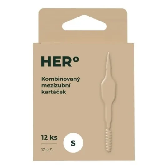 HERBADENT Hero Mezizubní kartáčky  S 12 kusů