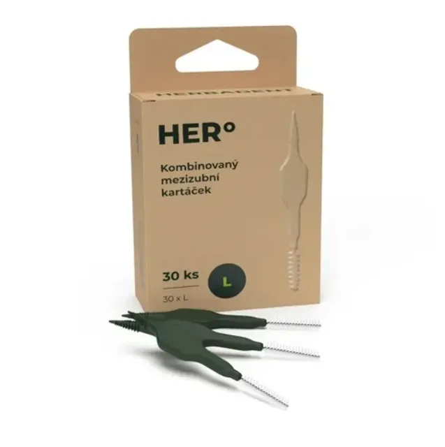 HERBADENT HERo mezizubní kartáčky velikost L 30 ks