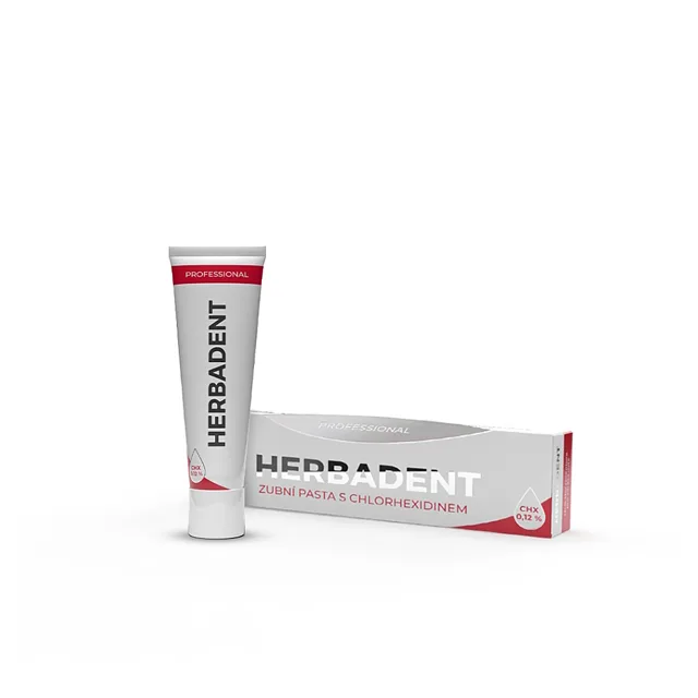 HERBADENT Professional zubní pasta s CHX 0,12 % 40 g