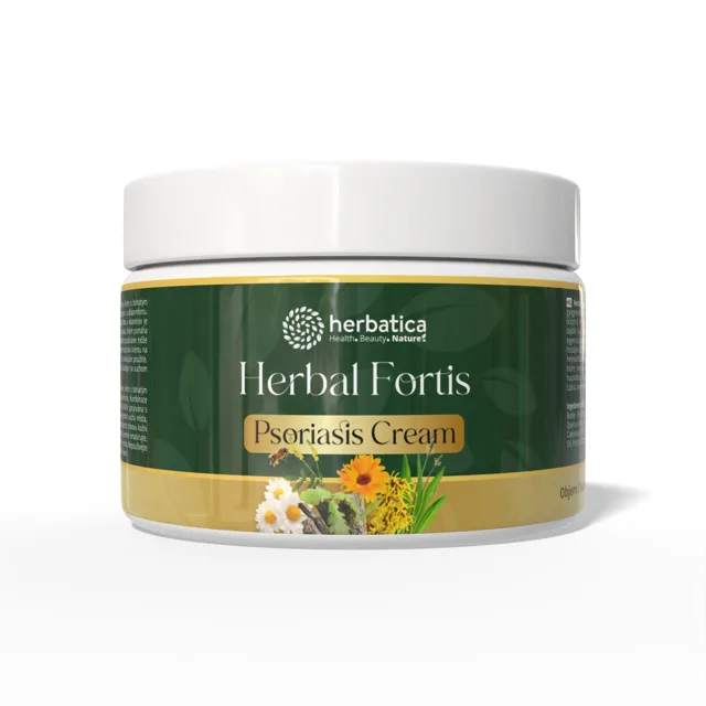 Herbal Fortis Psoriasis Cream – regenerační krém pro pokožku se sklonem k psoriáze – 200 ml – Herbatica