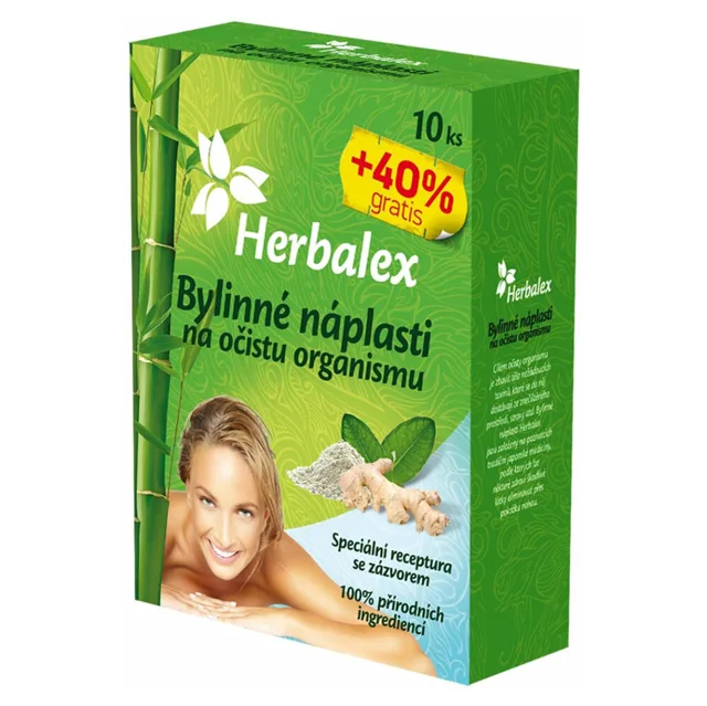 HERBALEX bylinné detoxikační náplasti 10 ks