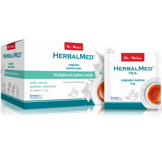 Herbalmed Průdušková bylinná směs Dr.Weiss 20x1.5g